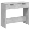 Betonszürke szerelt fa tálalóasztal 90 x 36 x 75 cm