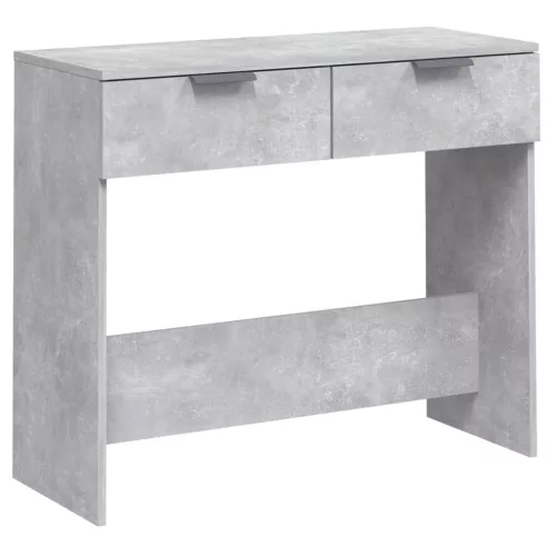 Betonszürke szerelt fa tálalóasztal 90 x 36 x 75 cm