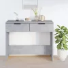 Betonszürke szerelt fa tálalóasztal 90 x 36 x 75 cm