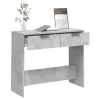 Betonszürke szerelt fa tálalóasztal 90 x 36 x 75 cm