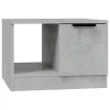 Betonszürke szerelt fa dohányzóasztal 50 x 50 x 36 cm