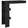 Fekete fatermék fali bárasztal 102 x 45 x 103,5 cm