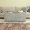 Betonszürke szerelt fa dohányzóasztal 102x 50 x 45 cm