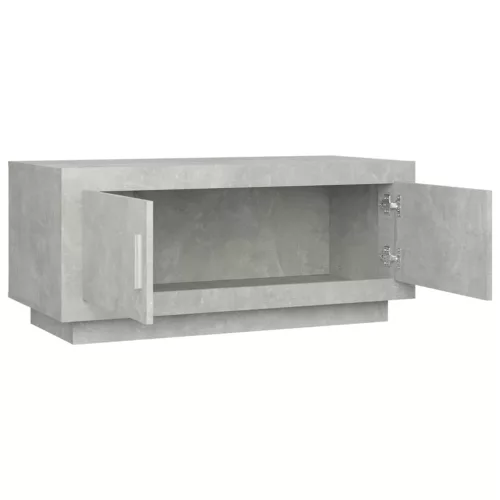 Betonszürke szerelt fa dohányzóasztal 102x 50 x 45 cm