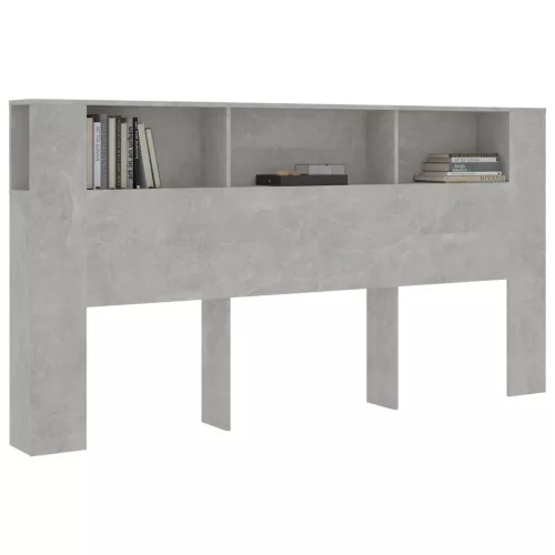 Betonszürke áthidaló szekrény 200x18,5x104,5 cm