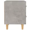 Betonszürke éjjeliszekrény 40 x 35 x 47,5 cm