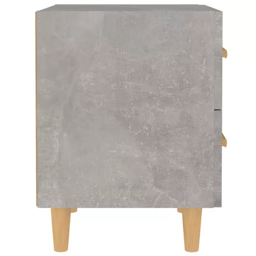 Betonszürke éjjeliszekrény 40 x 35 x 47,5 cm