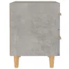 2 db betonszürke éjjeliszekrény 40 x 35 x 47,5 cm