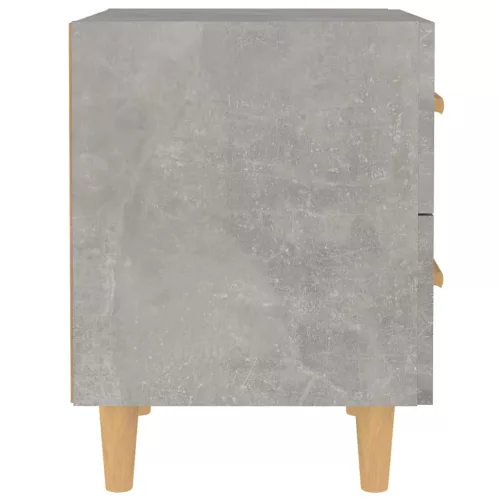 2 db betonszürke éjjeliszekrény 40 x 35 x 47,5 cm
