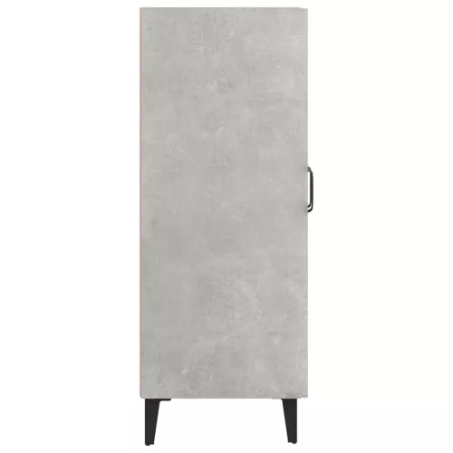 Betonszürke szerelt fa tálalószekrény 69,5 x 34 x 90 cm