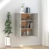 Betonszürke szerelt fa függőszekrény 69,5 x 34 x 90 cm