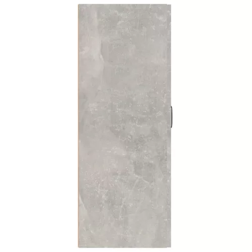 Betonszürke szerelt fa függőszekrény 69,5 x 34 x 90 cm