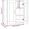 Sonoma tölgy színű függő faliszekrény 69,5 x 34 x 90 cm
