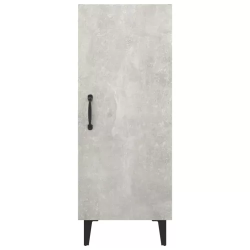 Betonszürke szerelt fa tálalószekrény 34,5 x 34 x 90 cm
