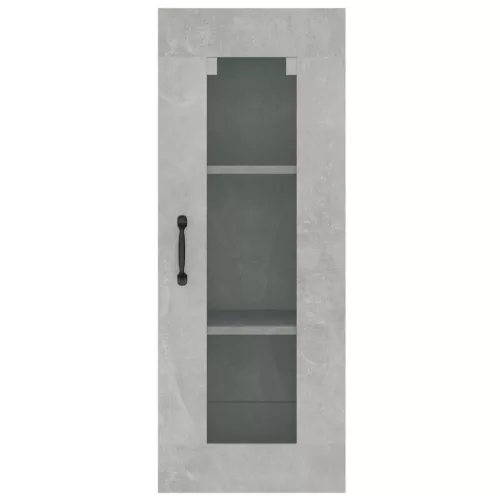 Betonszürke függő faliszekrény 34,5 x 34 x 90 cm