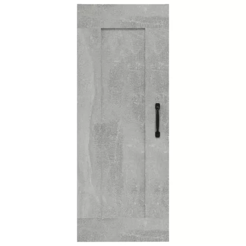 Betonszürke szerelt fa függőszekrény 35 x 34 x 90 cm
