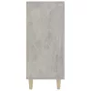Betonszürke szerelt fa tálalószekrény 90 x 34 x 80 cm