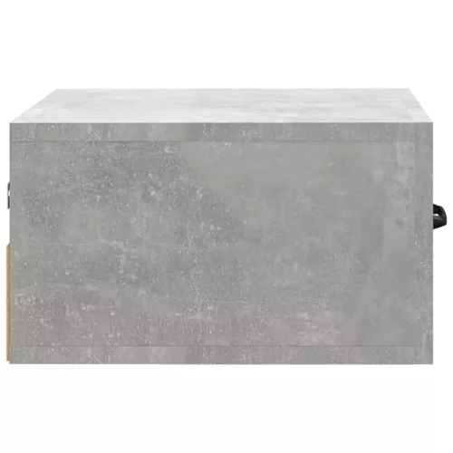 Betonszürke falra szerelhető éjjeliszekrény 35x35x20 cm