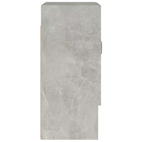 Betonszürke szerelt fa faliszekrény 60 x 31 x 70 cm