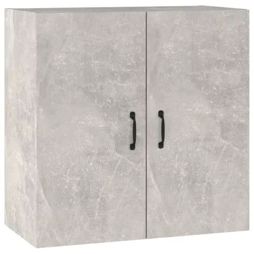 Betonszürke szerelt fa faliszekrény 60 x 31 x 60 cm