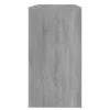 Szürke sonoma szerelt fa tálalóasztal 89x41x76,5 cm