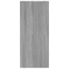 Szürke sonoma színű szerelt fa tálalószekrény 102 x 33 x 75 cm
