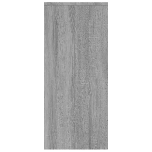Szürke sonoma színű szerelt fa tálalószekrény 102 x 33 x 75 cm