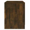 2 db füstös tölgy szerelt fa éjjeliszekrény 45 x 34,5 x 44,5 cm
