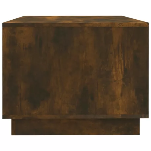 Füstös tölgy színű szerelt fa dohányzóasztal 102x55x43 cm