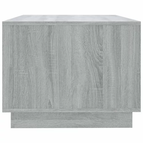 Szürke sonoma szerelt fa dohányzóasztal 102x55x43 cm