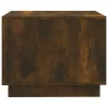 Füstös tölgy színű szerelt fa dohányzóasztal 55 x 55 x 43 cm