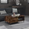 Füstös tölgy színű fatermék dohányzóasztal 90 x 60 x 35 cm