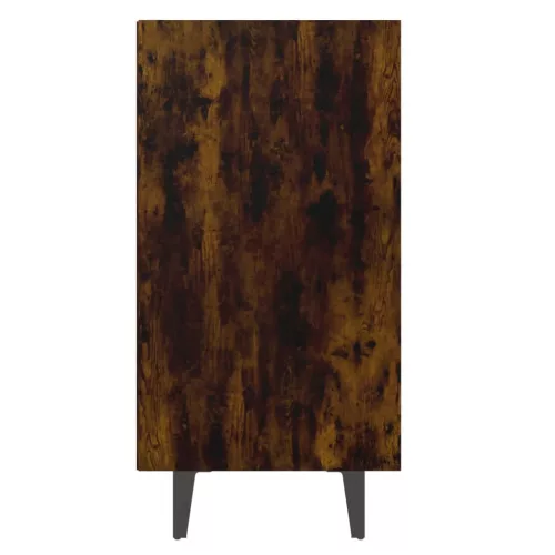 Füstös tölgyszínű szerelt fa tálalószekrény 103,5 x 35 x 70 cm