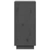2 db szürke tömör fenyőfa tálalószekrény 31,5 x 34 x 75 cm