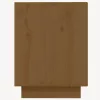 Mézbarna tömör fenyőfa cipőszekrény 110 x 34 x 45 cm