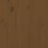 Mézbarna tömör fenyőfa cipőszekrény 110 x 34 x 45 cm