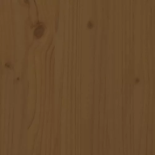 Mézbarna tömör fenyőfa cipőszekrény 110 x 34 x 45 cm