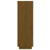 Mézbarna tömör fenyőfa cipősszekrény 60 x 34 x 105 cm