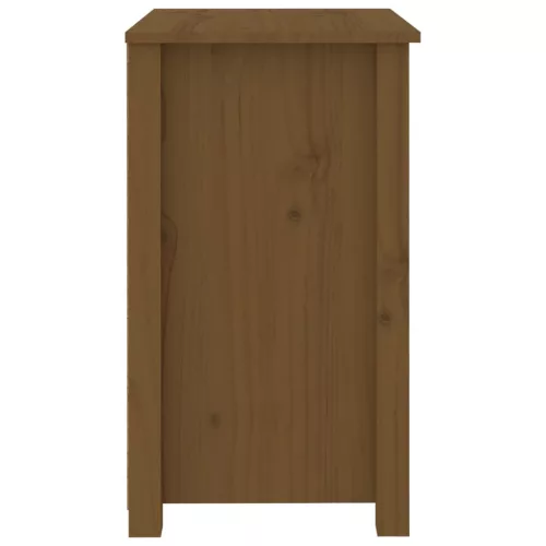 Mézbarna tömör fenyőfa éjjeliszekrény 50x35x61,5 cm