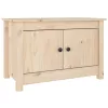 Tömör fenyőfa cipősszekrény 70 x 38 x 45,5 cm