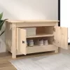 Tömör fenyőfa cipősszekrény 70 x 38 x 45,5 cm