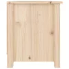 Tömör fenyőfa cipősszekrény 70 x 38 x 45,5 cm