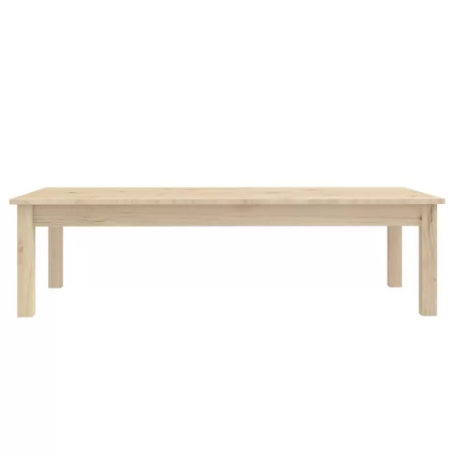 Tömör fenyőfa dohányzóasztal 110 x 50 x 30 cm