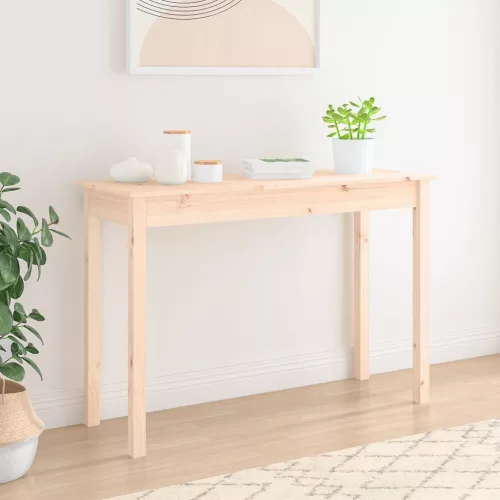 Tömör fenyőfa tálalóasztal 110 x 40 x 75 cm