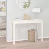 Fehér tömör fenyőfa tálalóasztal 110 x 40 x 75 cm