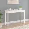 Fehér tömör fenyőfa tálalóasztal 110 x 40 x 75 cm