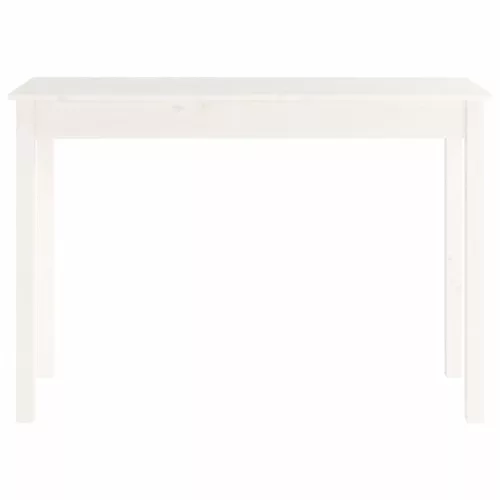 Fehér tömör fenyőfa tálalóasztal 110 x 40 x 75 cm