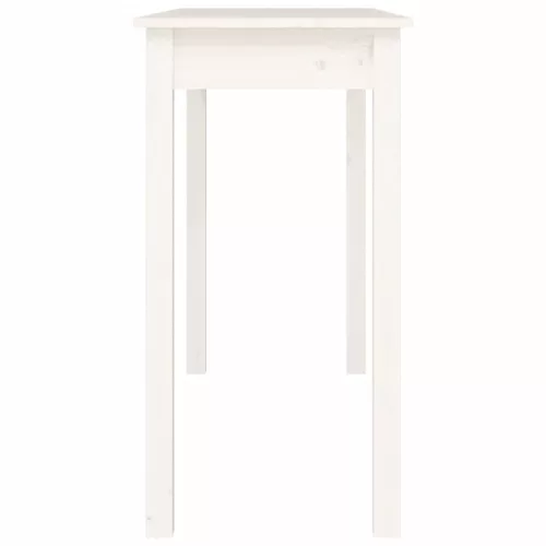 Fehér tömör fenyőfa tálalóasztal 110 x 40 x 75 cm