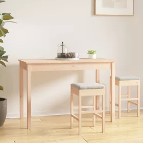 Tömör fenyőfa ebédlőasztal 110 x 55 x 75 cm