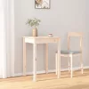 Tömör fenyőfa ebédlőasztal 55 x 55 x 75 cm